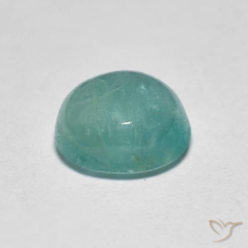 Grandidierite Blu medio-scuro verde naturale da 1.61 ct, Ovale, Traslucido