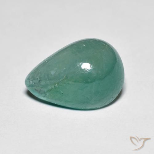 4.13ct Naturale Blu verdastro Grandidierite, Forma a pera, Traslucido