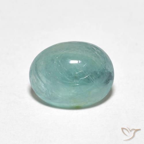 1.96ct Naturale Blu verde Grandidierite, Ovale, Traslucido