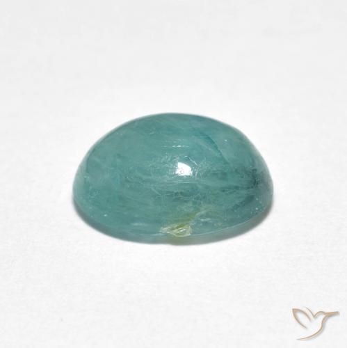 Grandidierite Blu verde naturale da 1.96 ct, Ovale, Traslucido