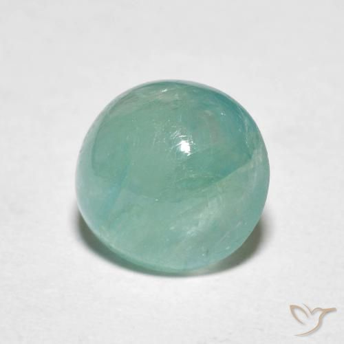Grandidierite Azzurro Verde molto chiaro naturale da 2.00 ct, Rotondo, Traslucido