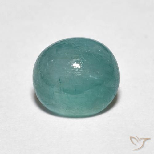 1.21ct Naturale Medio Verde Blu Grandidierite, Ovale, Traslucido