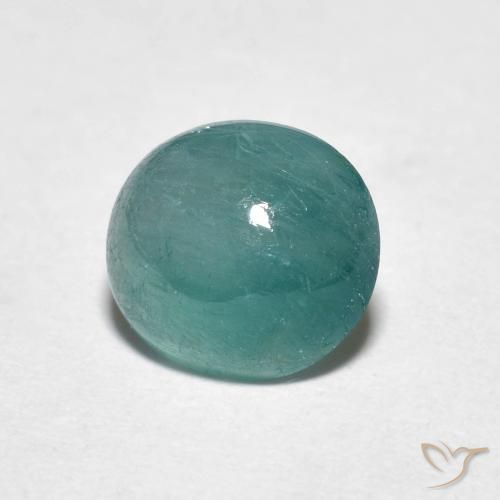 Grandidierite Medio Verde Blu naturale da 1.21 ct, Ovale, Traslucido