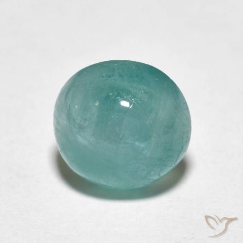 2.43ct Naturale Blu verdastro Grandidierite, Rotondo, Traslucido