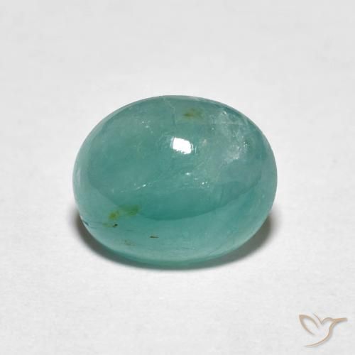 2.44ct Naturale Blu verdastro Grandidierite, Ovale, Traslucido