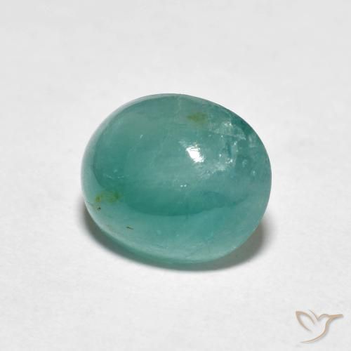Grandidierite Blu verdastro naturale da 2.44 ct, Ovale, Traslucido