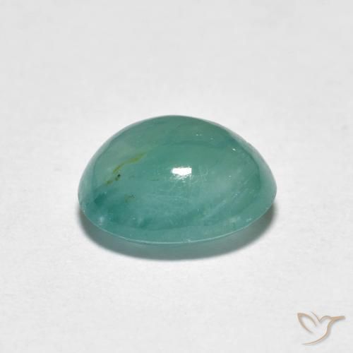 Grandidierite Blu verdastro naturale da 2.44 ct, Ovale, Traslucido