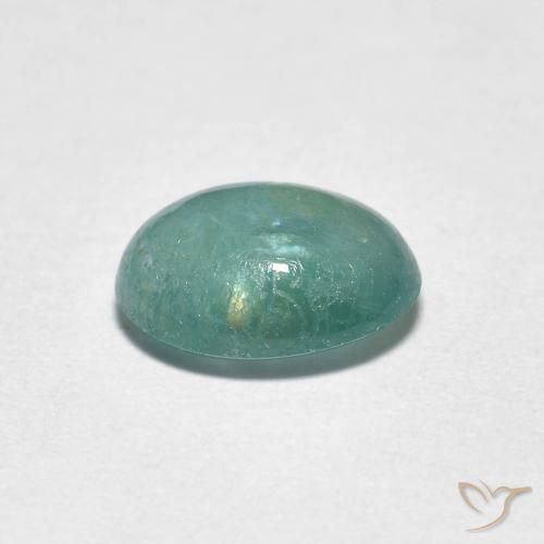 Grandidierite Verde blu naturale da 1.40 ct, Ovale, Traslucido