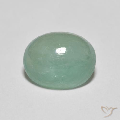 3.37ct Naturale Verde blu Grandidierite, Ovale, Traslucido