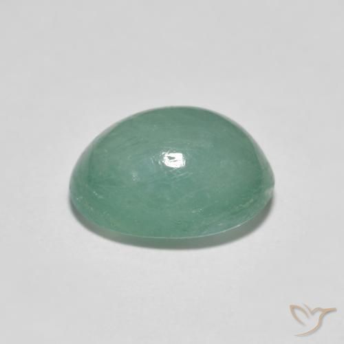 Grandidierite Verde blu naturale da 3.37 ct, Ovale, Traslucido