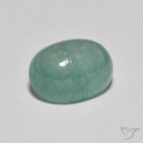 Grandidierite Verde chiaro Bluastro naturale da 2.98 ct, Ovale, Traslucido