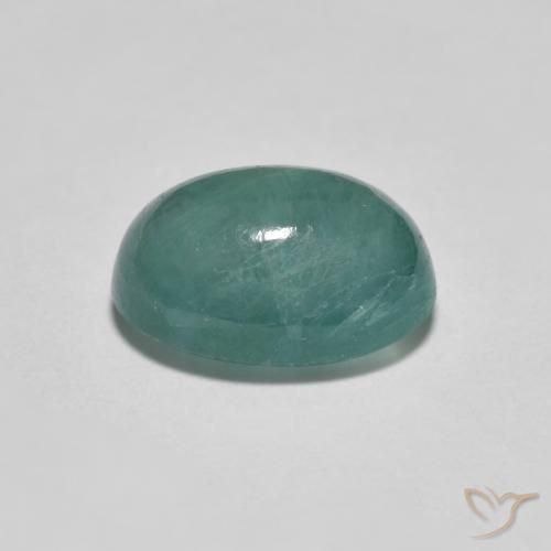 Grandidierite Verde chiaro Bluastro naturale da 2.98 ct, Ovale, Traslucido