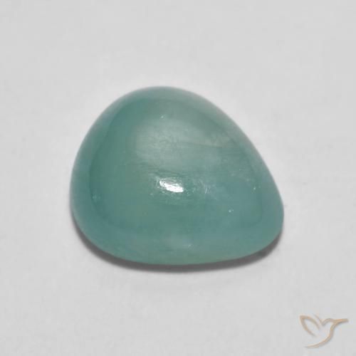 Grandidierite Verde chiaro Bluastro naturale da 2.09 ct, Forma a pera, Traslucido