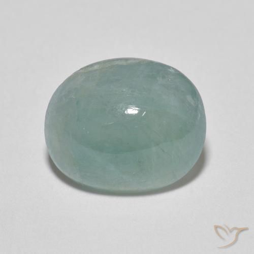 4.21ct Naturale Verde blu Grandidierite, Ovale, Traslucido