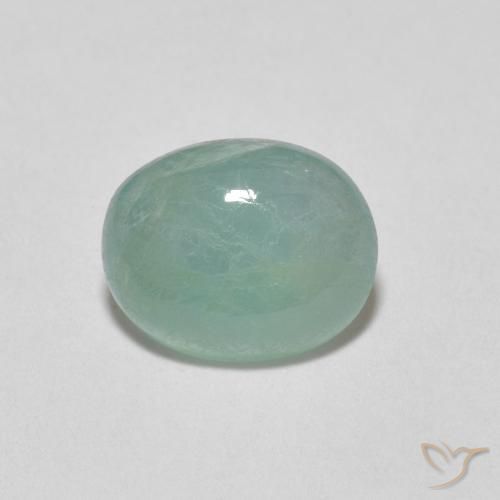 1.40ct Naturale Verde blu Grandidierite, Ovale, Traslucido