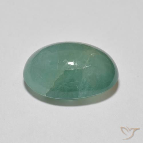 Grandidierite Verde bluastro naturale da 8.15 ct, Ovale, Traslucido