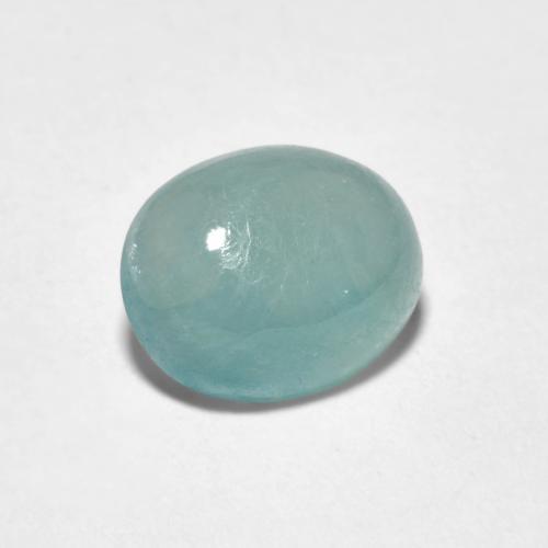 Grandidierite Pale Sea Foam Green naturale da 1.96 ct, Taglio ovale, Traslucido