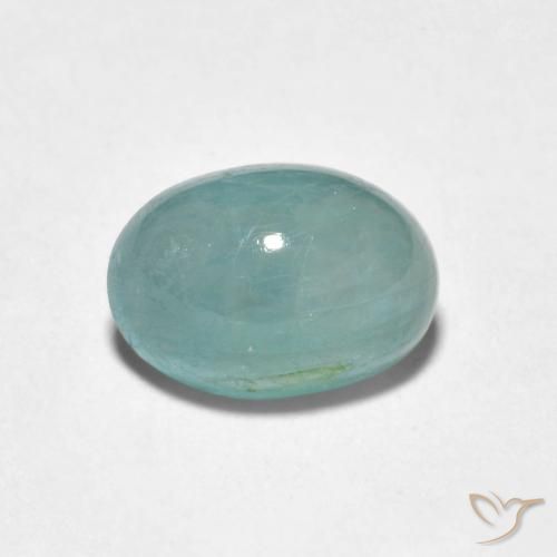 2.17ct Naturale Schiuma di mare pallido Grandidierite, Ovale, Traslucido