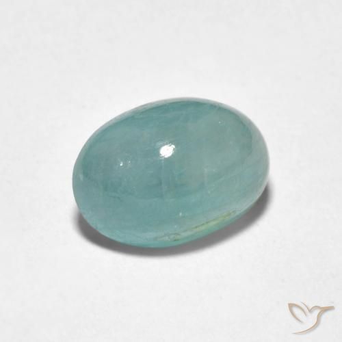 Grandidierite Schiuma di mare pallido naturale da 2.17 ct, Ovale, Traslucido