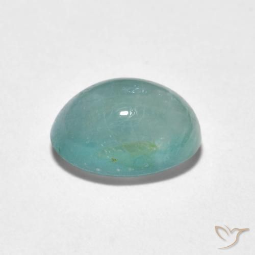 Grandidierite Schiuma di mare pallido naturale da 2.17 ct, Ovale, Traslucido