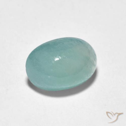 Grandidierite Verde bluastro chiaro naturale da 2.06 ct, Ovale, Traslucido