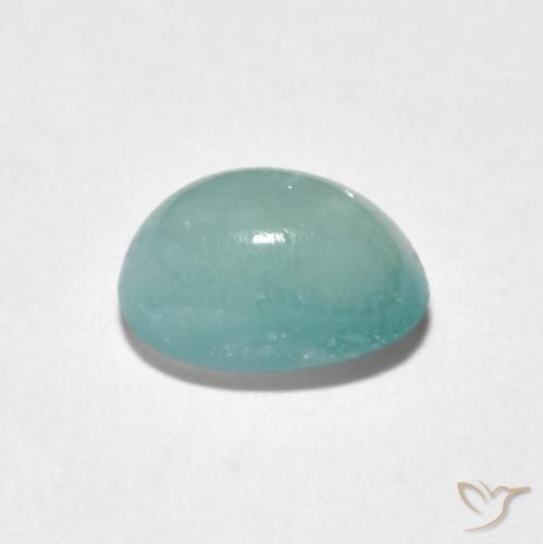 Grandidierite Verde bluastro chiaro naturale da 2.06 ct, Ovale, Traslucido