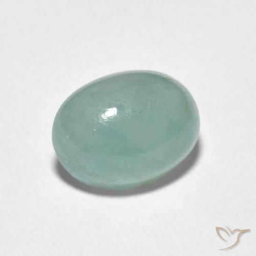 Grandidierite Verde chiaro Bluastro naturale da 2.10 ct, Ovale, Traslucido
