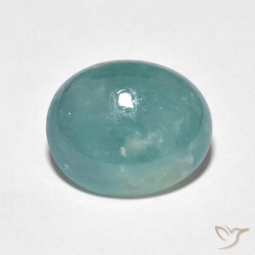 Grandidierite Turchese naturale da 4.83 ct, Ovale, Traslucido