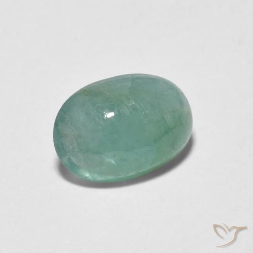 Grandidierite Verde blu naturale da 1.35 ct, Ovale, Traslucido