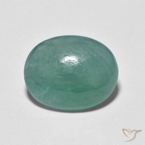 3.45ct Naturale Blu verdastro Grandidierite, Ovale, Traslucido