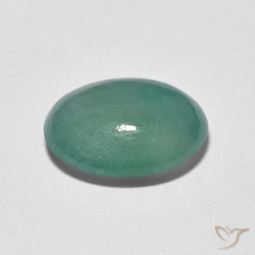 Grandidierite Blu verdastro naturale da 3.45 ct, Ovale, Traslucido