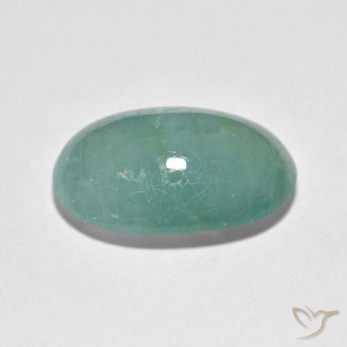 Grandidierite Verde bluastro naturale da 6.34 ct, Ovale, Traslucido