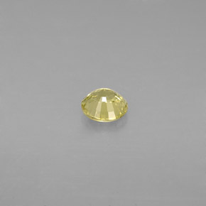 Granato grossularia naturale giallo da 0,50 ct, taglio rotondo, VVS-VS