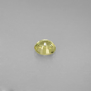 Granato grossularia naturale verde da 0,59 ct, taglio rotondo, VVS-VS