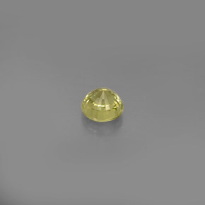 Granato grossularia naturale giallo da 0,58 ct, taglio rotondo, VS