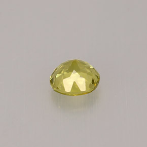 Granato grossularia naturale giallo da 0,59 ct, taglio rotondo, VS-SI