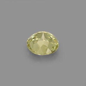 Granato grossularia naturale giallo da 0,66 ct, taglio rotondo, VS
