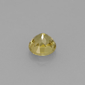 Granato grossularia naturale giallo da 0,65 ct, taglio rotondo, VVS-VS