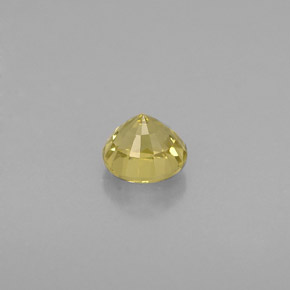 Granato grossularia naturale giallo da 0,54 ct, taglio rotondo, VS