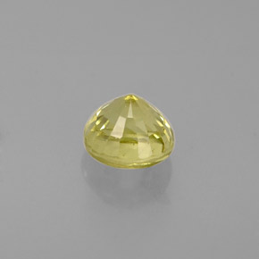 Granato grossularia naturale giallo da 0,60 ct, taglio rotondo, VS