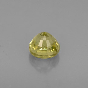 Granato grossularia naturale giallo da 0,75 ct, taglio rotondo, VS-SI