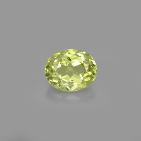 Granato grossularia naturale verde da 0,91 ct, taglio ovale, VVS
