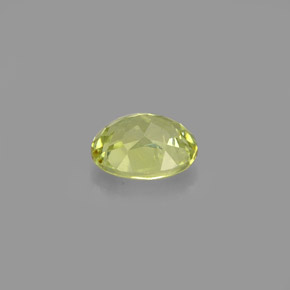Granato grossularia naturale verde da 0,91 ct, taglio ovale, VVS