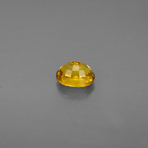 Granato grossularia naturale giallo da 0,73 ct, taglio ovale, VVS-VS