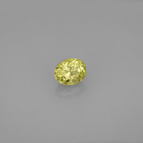 Granato grossularia naturale verde da 0,64 ct, taglio ovale, VS-SI