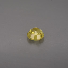 Granato grossularia naturale giallo da 0,61 ct, taglio rotondo, VS