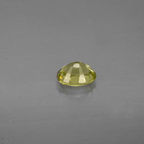 Granato grossularia naturale verde da 0,49 ct, taglio ovale, VS