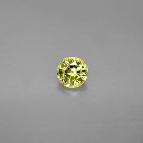 Granato grossularia naturale verde da 0,49 ct, taglio rotondo, VVS