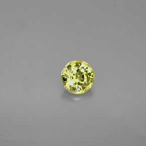 Granato grossularia naturale verde da 0,49 ct, taglio rotondo, VVS
