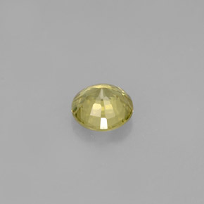 Granato grossularia naturale verde da 0,62 ct, taglio rotondo, VVS-VS